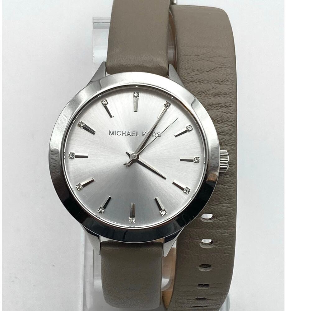 Michael Kors MK-2511 Women's Runway Double Wrap Watch 38mm - New Battery WR 5atm